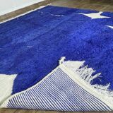 Moroccan rug, blue, 150/250cm