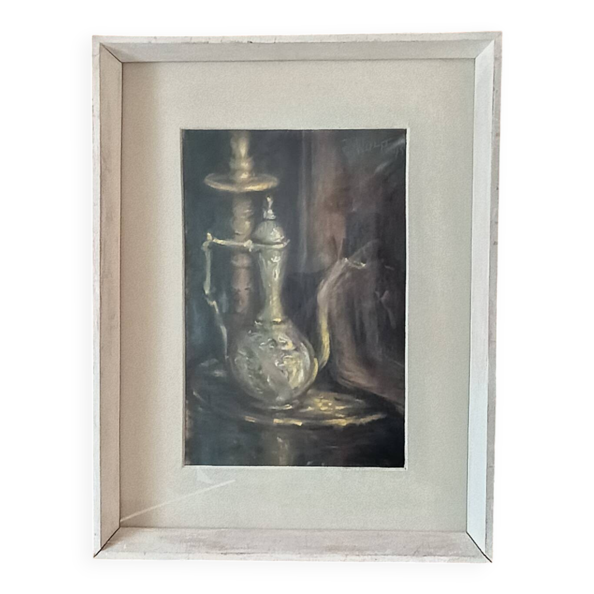 Charcoal drawing by J. Wulff, Belgian painter.