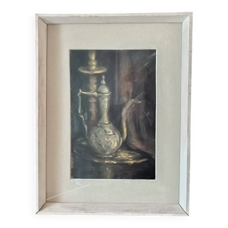 Charcoal drawing by J. Wulff, Belgian painter