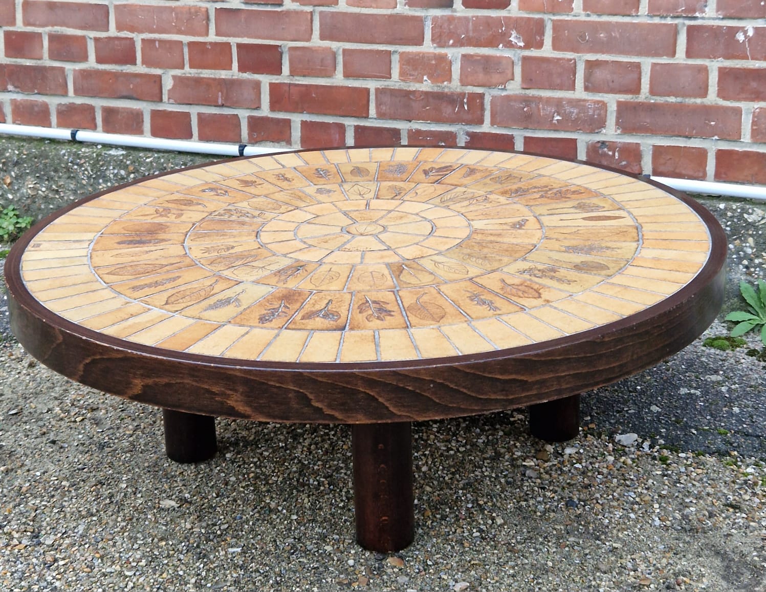 Ceramic coffee table Roger Capron 1960