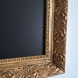 Tableau ardoise encadrement de style à la feuille d'or