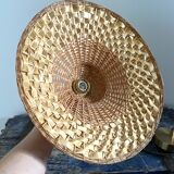 Vintage suspension in woven wicker