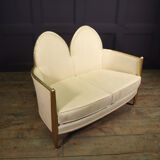 Canapé Art Déco en bois doré Parcel