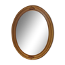 Golden oval mirror, medallion mirror