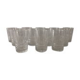 12 baccarat crystal liquor glasses