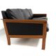 Scandinavian leather sofa, Möbel-Ikea, Sweden, 1960