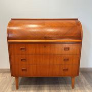 Rare secrétaire scandinave galbé origine Suède