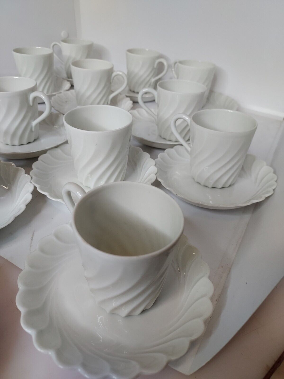 Porcelain coffee cups from Limoges Haviland