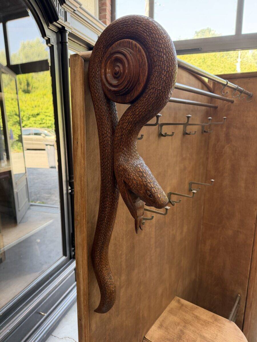 Art Deco entrance hall wardrobe