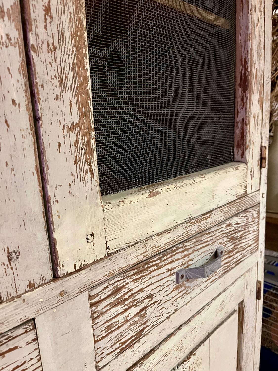Buffet, dresser, pantry in patinated wood