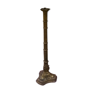 pied de lampe en fonte - ancien