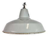 Industrial Grey Enamel Factory Pendant Lamp from Thorlux, 1960s