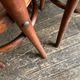 Set of 4 Fischel bistro chairs in bent wood gendarme hat 1920