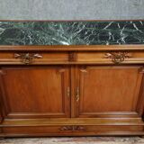 Buffet style Renaissance in mahogany with marble top – 19th century