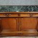 Buffet style Renaissance in mahogany with marble top – 19th century