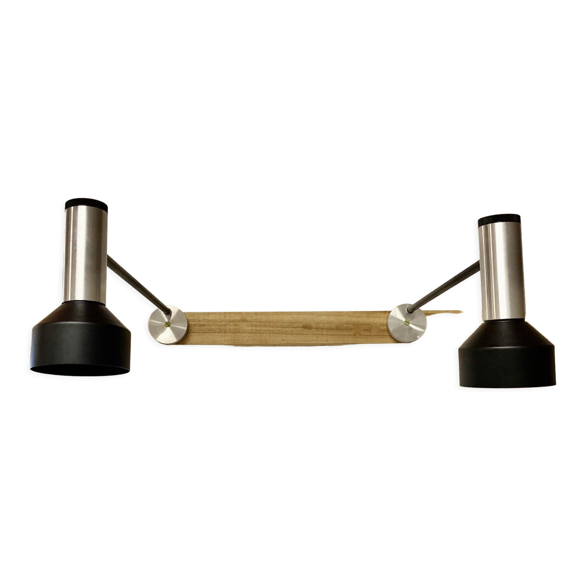 Set of 2 wall lamps 65 cm design 1950