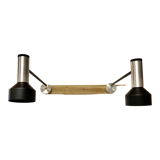 Set of 2 wall lamps 65 cm design 1950