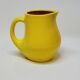 Vintage Bresse PL Poet Laval Yellow Ceramic Pitcher
