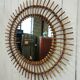 Vintage rattan sun mirror xl