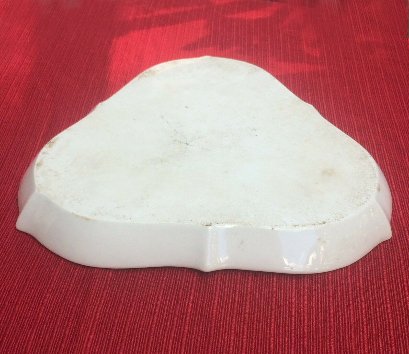 Triangular German porcelain platter