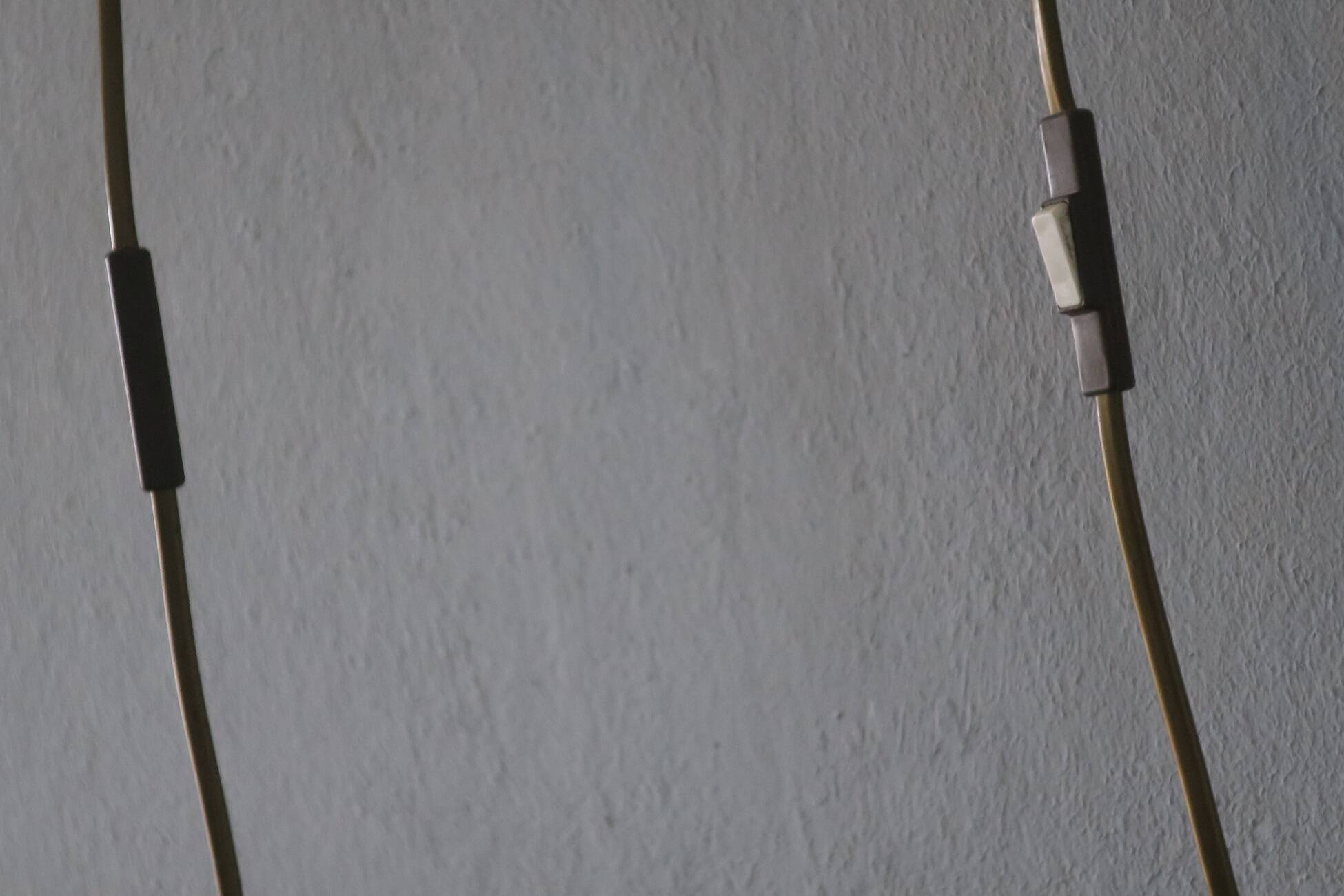 Paire de lampes murales en laiton vintage signées C E Fors pour Ewa Varnamo, Suède.