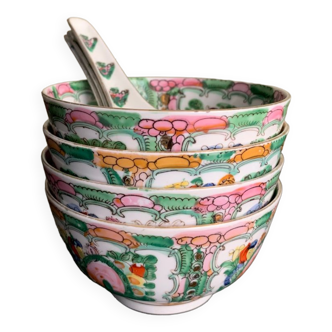 Bowls and rice spoon