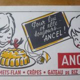 Advertising poster 1950s ANCEL