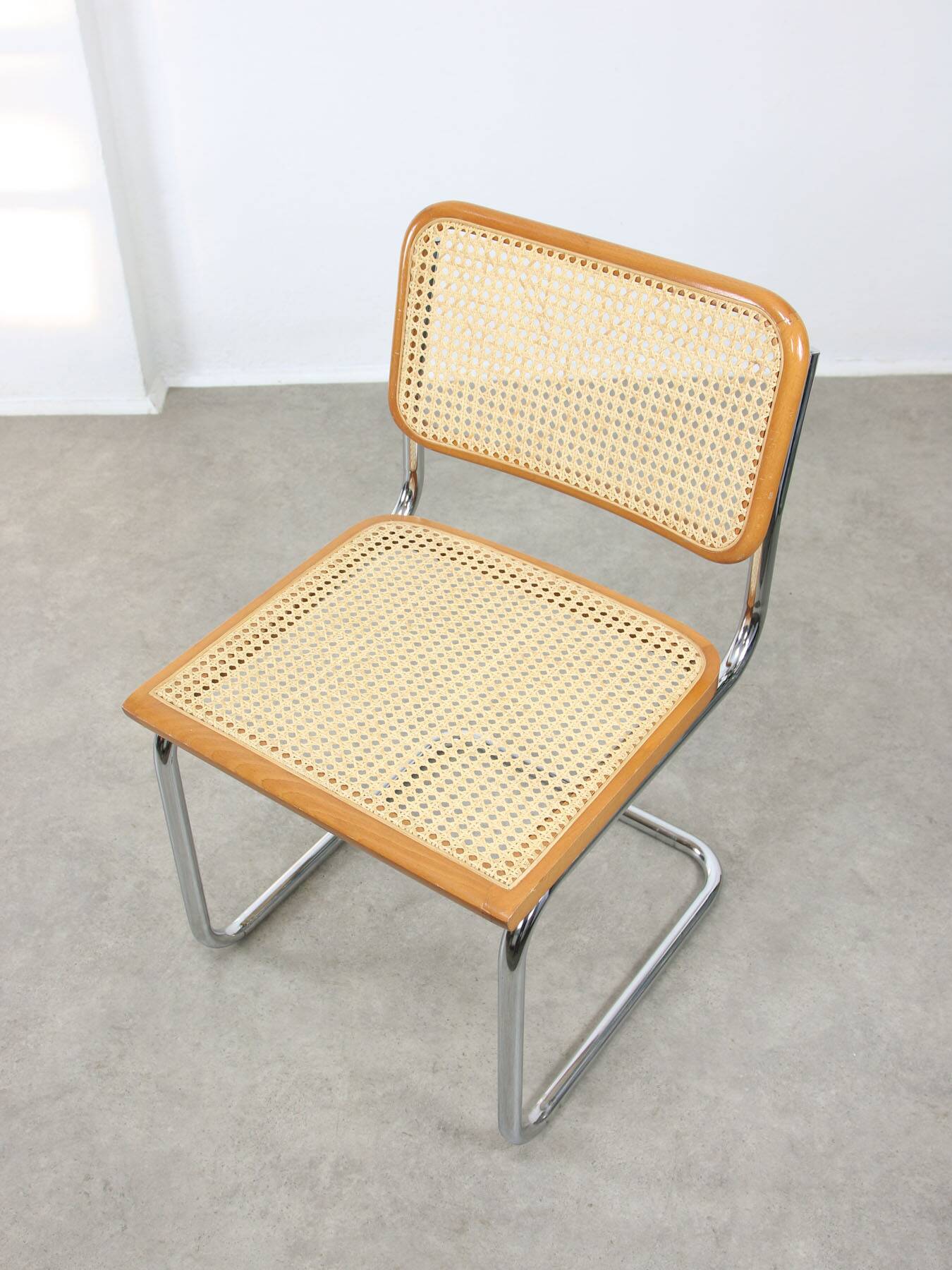 Ensemble de 2 chaises vintage B32 Cesca par Marcel Breuer, années 80.