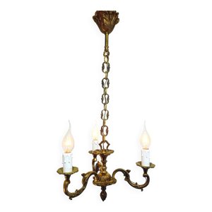 Lustre 3 Lumières bronze