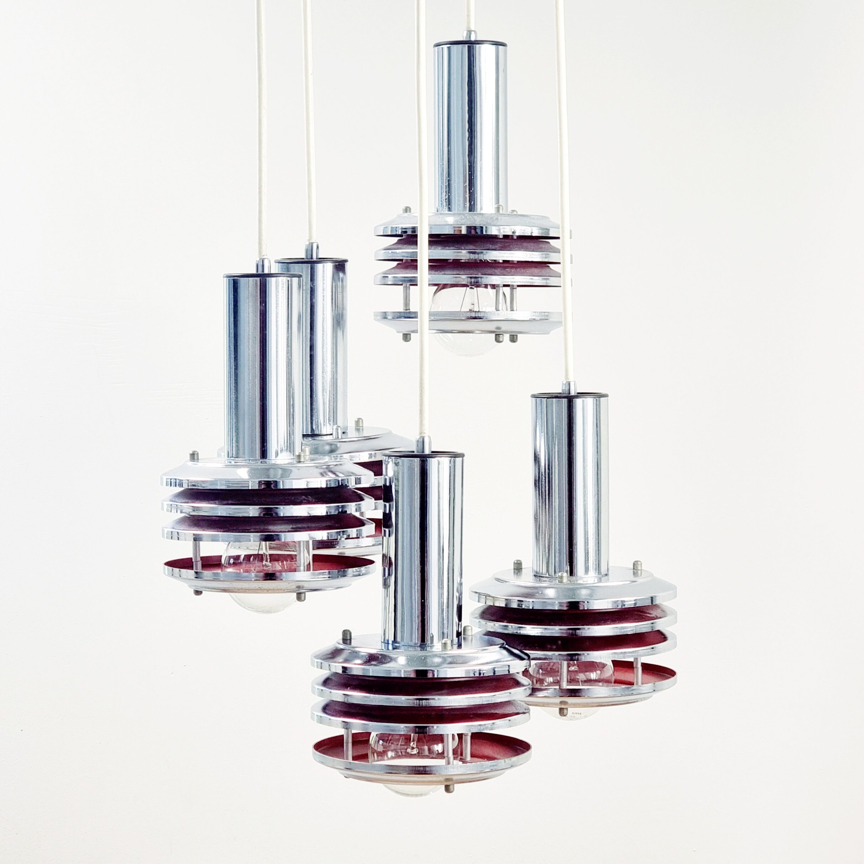 Space Age Cascading Pendant by Polam, 1960s/1970s