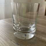 Crystal whisky glass signed Baccarat