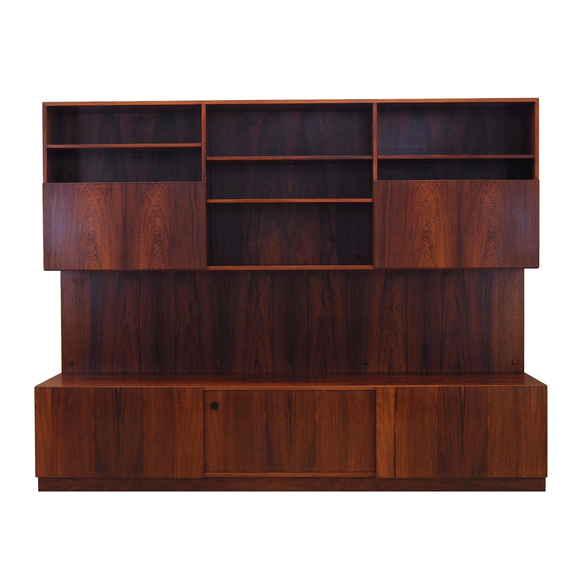 Bibliothèque en palissandre, design danois, années 1960, designer : Ib Kofod-Larsen, fabricant : Faarup Møbelfabrik