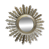 70'S golden resin sun mirror