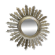 70'S golden resin sun mirror