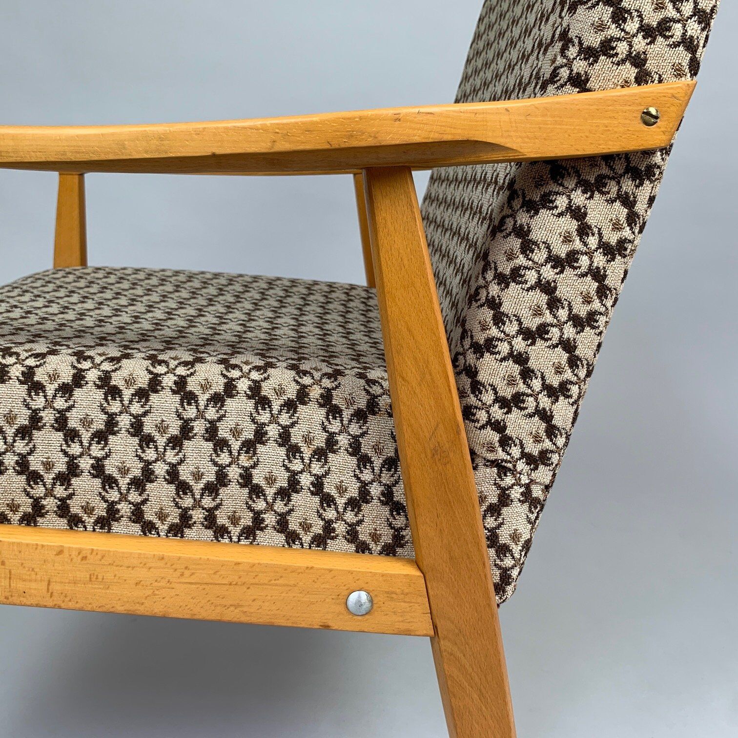 Pair of Mid Century Armchairs, Czechoslovakia 1970's