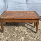 1m19x53 cm old rustic farmhouse coffee table