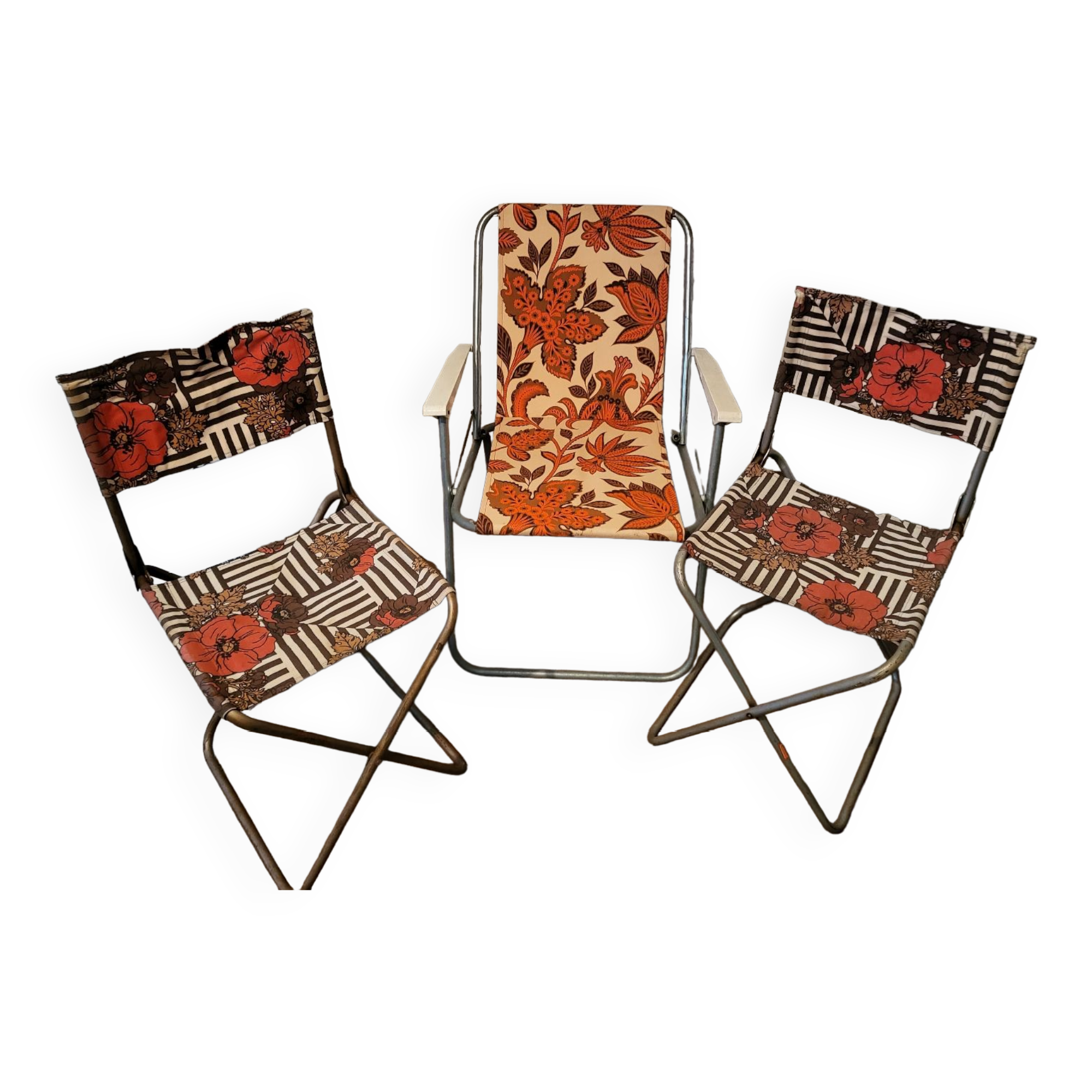 Vintage camping seating set