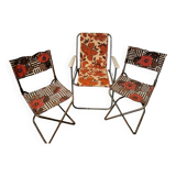 Vintage camping seating set