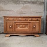 Sideboard buffet oak charles dudouyt art deco 1940