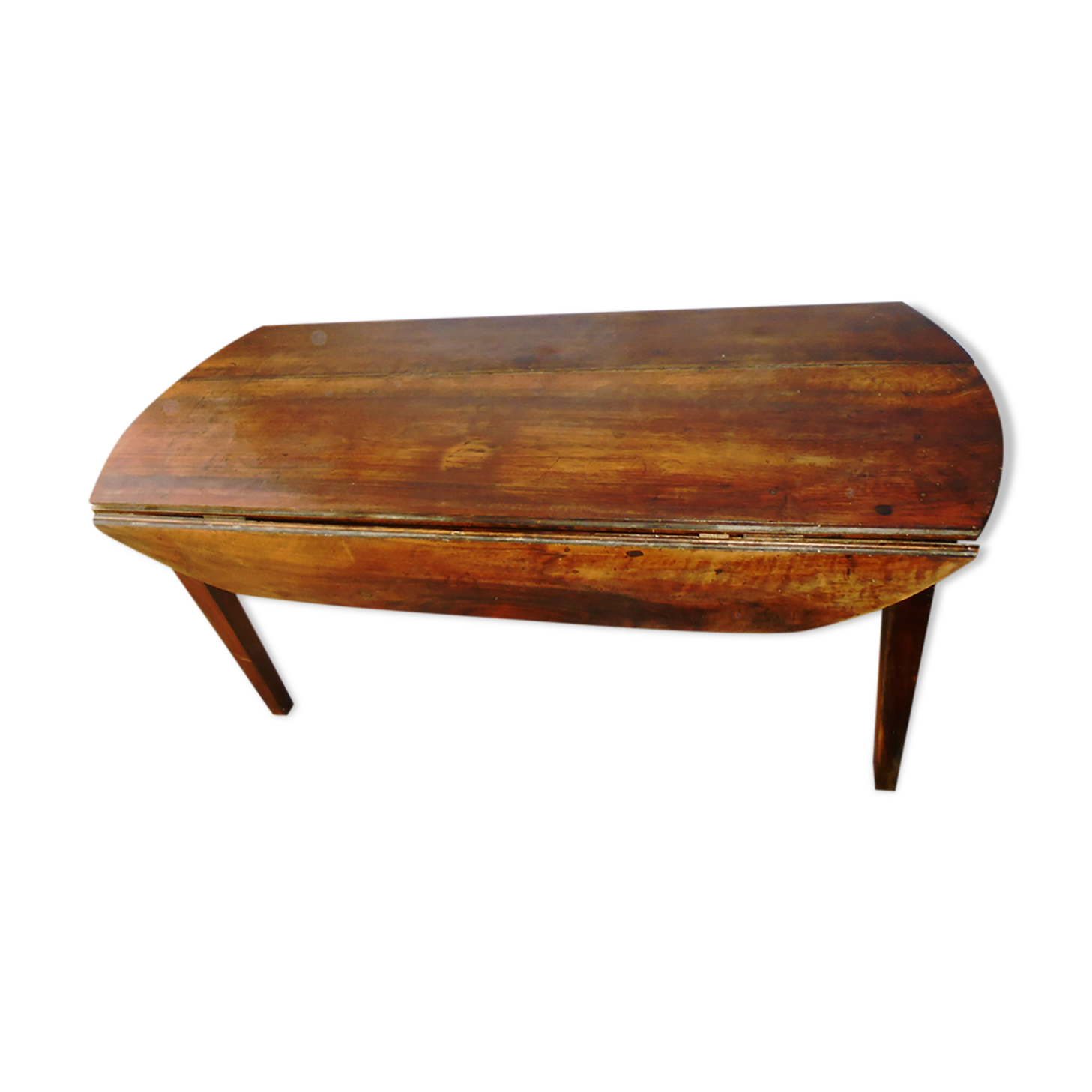 Solid elm table