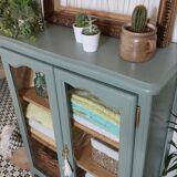 Vintage library display case