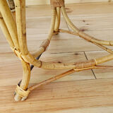 Vintage rattan coffee table