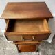 Pair of cherry wood side tables