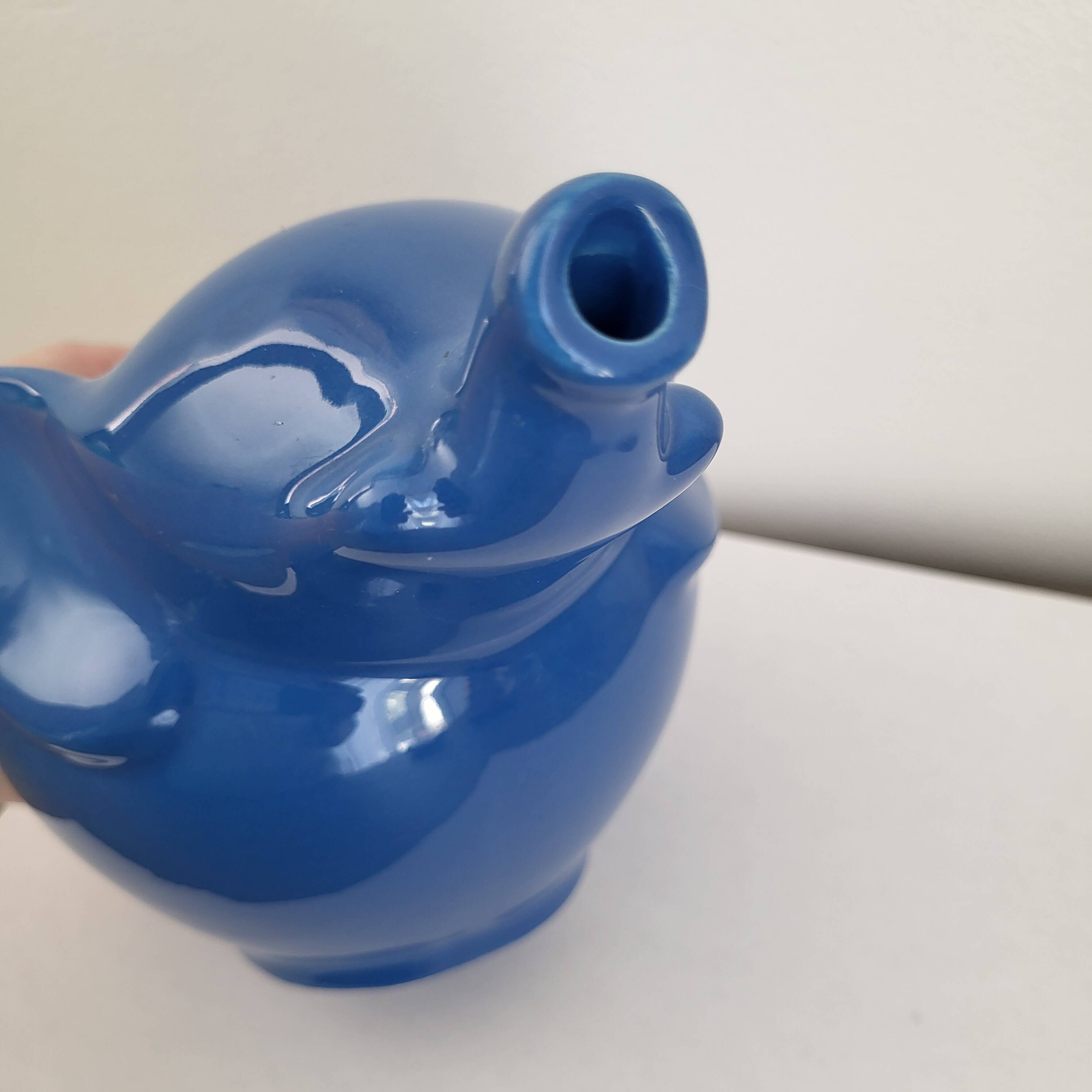 Théière bleue Éléphant