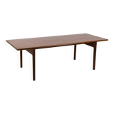 Hans Wegner AT-15 Solid Teak and Oak Coffee Table for Andreas Tuck