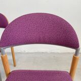 Set of 2 Vintage Dining Chairs Thesis by Wiesner Hager, Austria 1990s