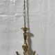 Polished Solid Brass Pendant Chandelier with Three Arms