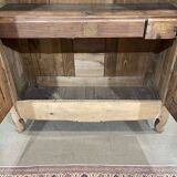 19th century raw chestnut country wardrobe