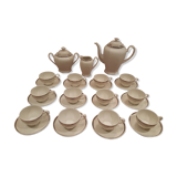 Complete art deco service in Limoges porcelain 12 cups