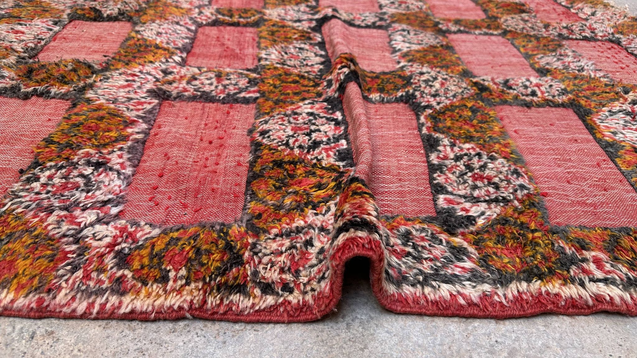 Tapis marocain kilim zayan - 249 x 191 cm